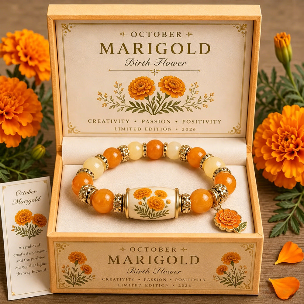 🌸 Birth Flower Blessing Bracelet | 2026 Limited Edition Only 8 Left