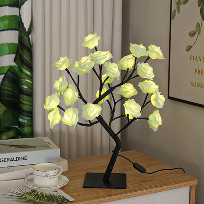 🌹 A Light That Makes Everything Feel Softer – USB Rose Lamp with Bendable Branches