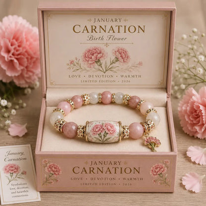 🌸 Birth Flower Blessing Bracelet | 2026 Limited Edition Only 8 Left