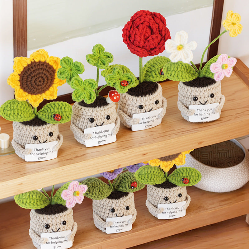 🔥50% OFF🔥 Handmade Crochet Flower Doll – A Little Bloom of Comfort & Cheer