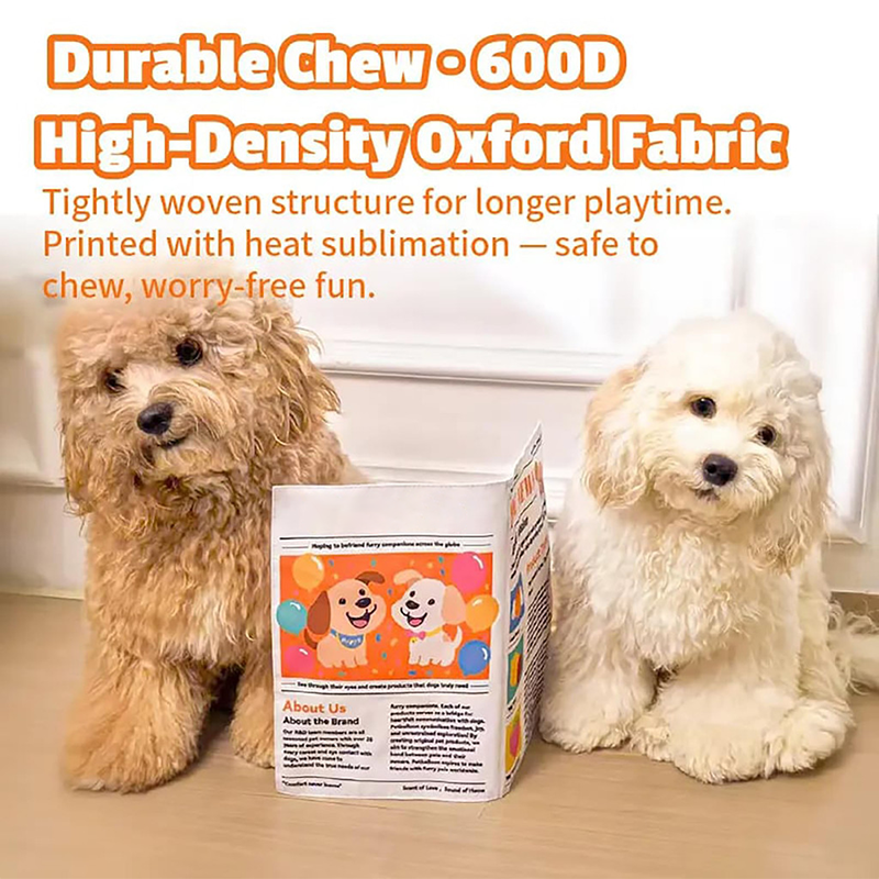 🎉 Crinkle Newspaper Dog Toy – Chewy Fun to Keep Pups Happy & Calm