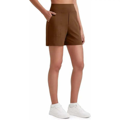 Women's High-Waisted Athletic Bermuda Shorts with Pockets – Running, Yoga, Summer Casual Activewear(Buy 2 Free Shipping)