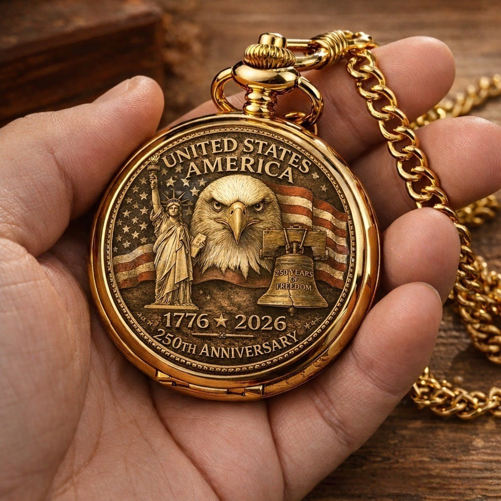 🔥Last Day 50% OFF🔥250th Anniversary Pocket Watch💖