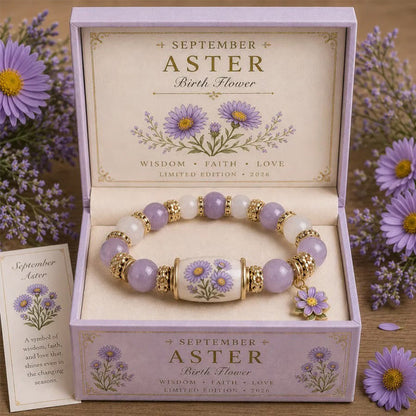 🌸 Birth Flower Blessing Bracelet | 2026 Limited Edition Only 8 Left