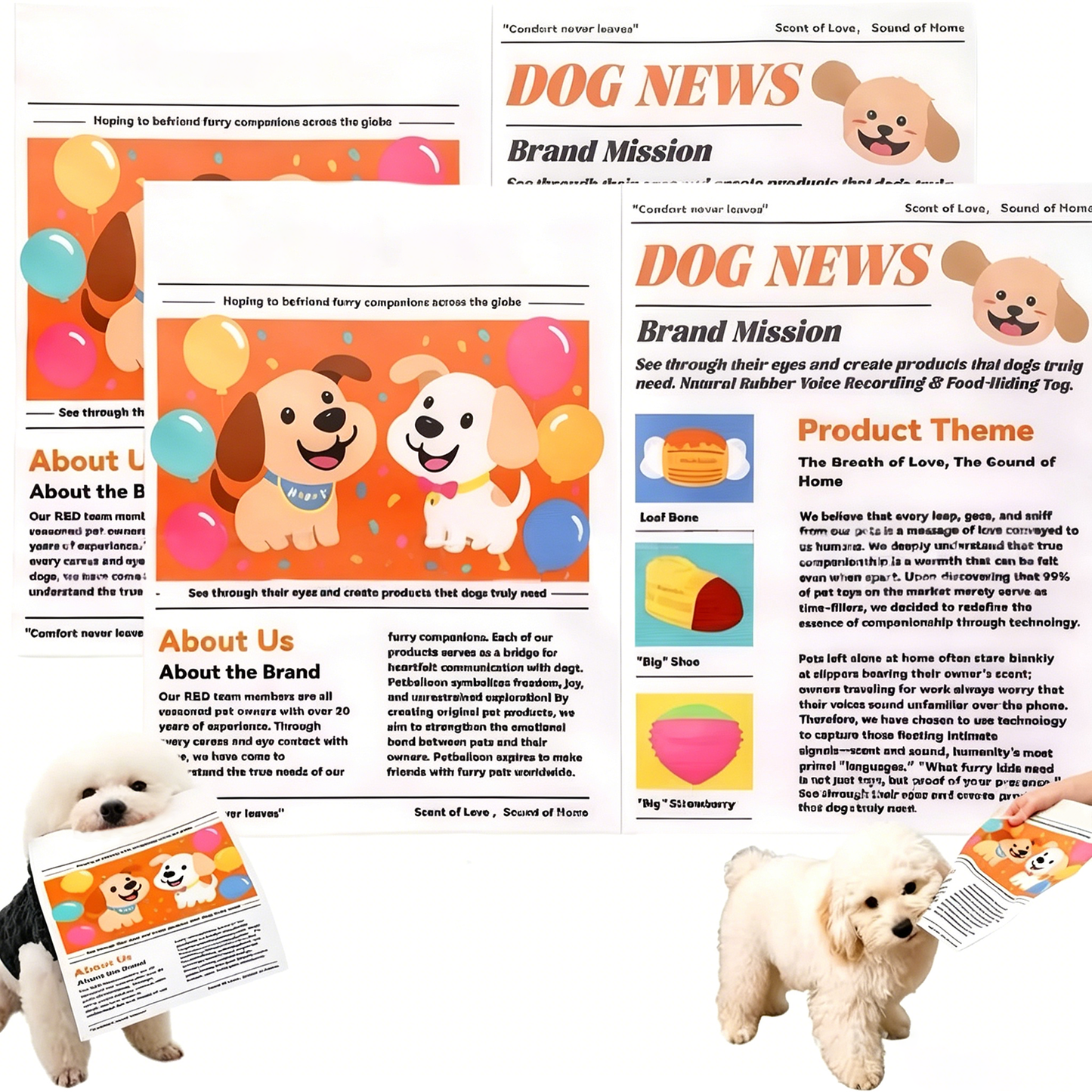 🎉 Crinkle Newspaper Dog Toy – Chewy Fun to Keep Pups Happy & Calm