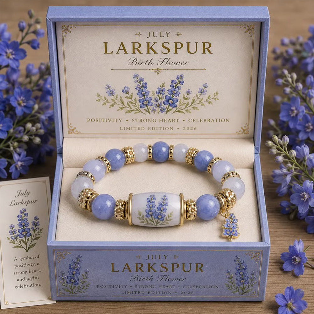 🌸 Birth Flower Blessing Bracelet | 2026 Limited Edition Only 8 Left