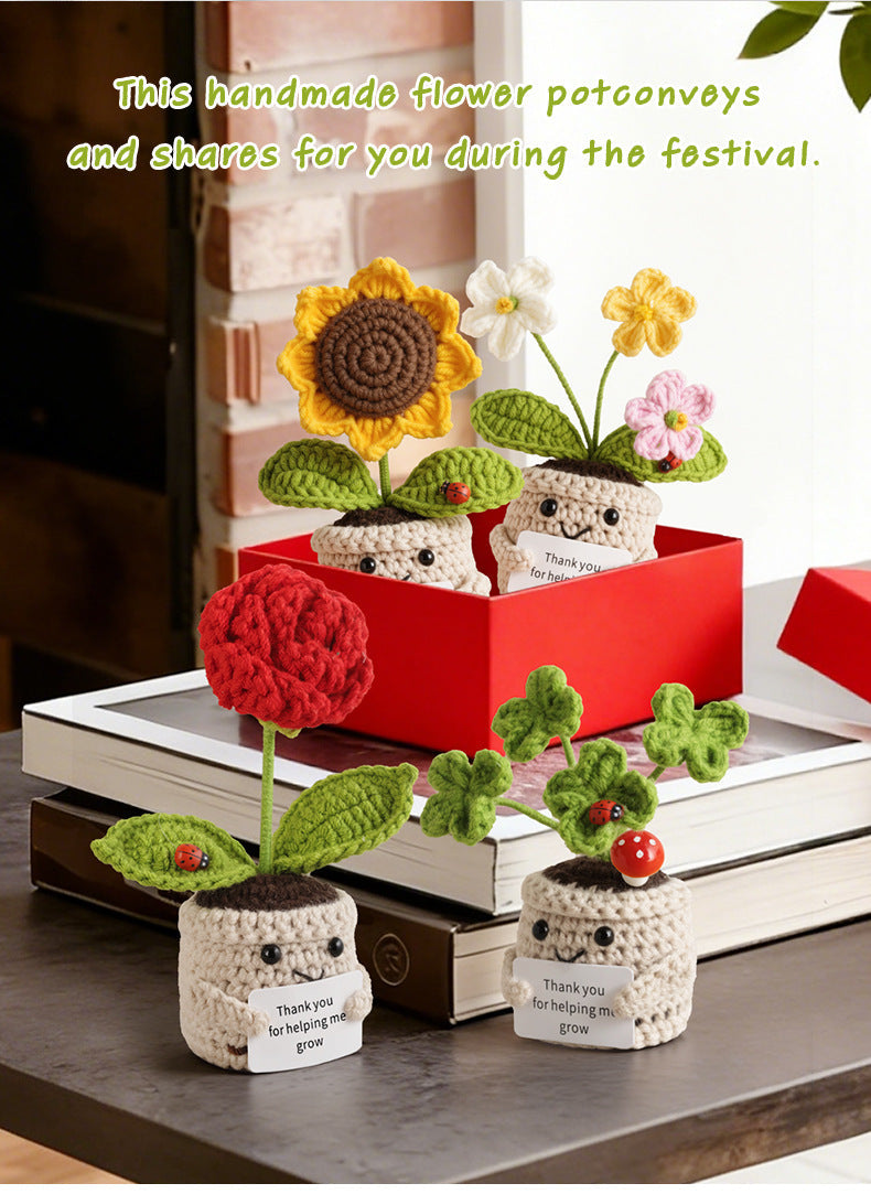 🔥50% OFF🔥 Handmade Crochet Flower Doll – A Little Bloom of Comfort & Cheer