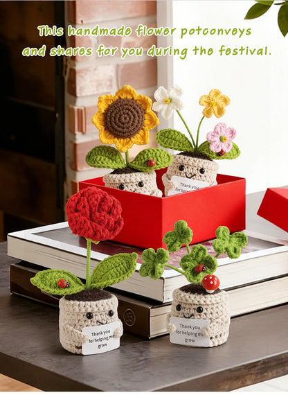 🔥50% OFF🔥 Handmade Crochet Flower Doll – A Little Bloom of Comfort & Cheer
