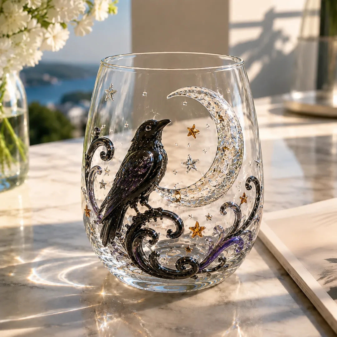🎃 3D Halloween Artisan Glassware Collection | For Magical Halloween Sips, Eye-Catching 3D Details, Luminous Festive Party Moments & Cozy Fall Home Bar Glow