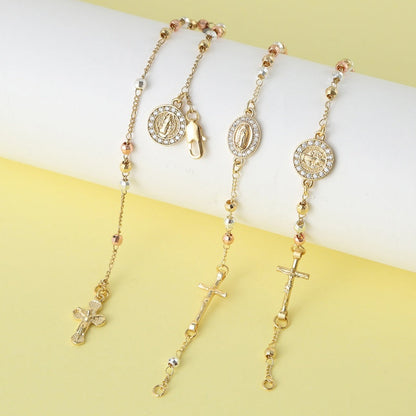 ⚡Hot Sales 42% OFF✝️Rosary Cross Beaded Bracelet✨✨
