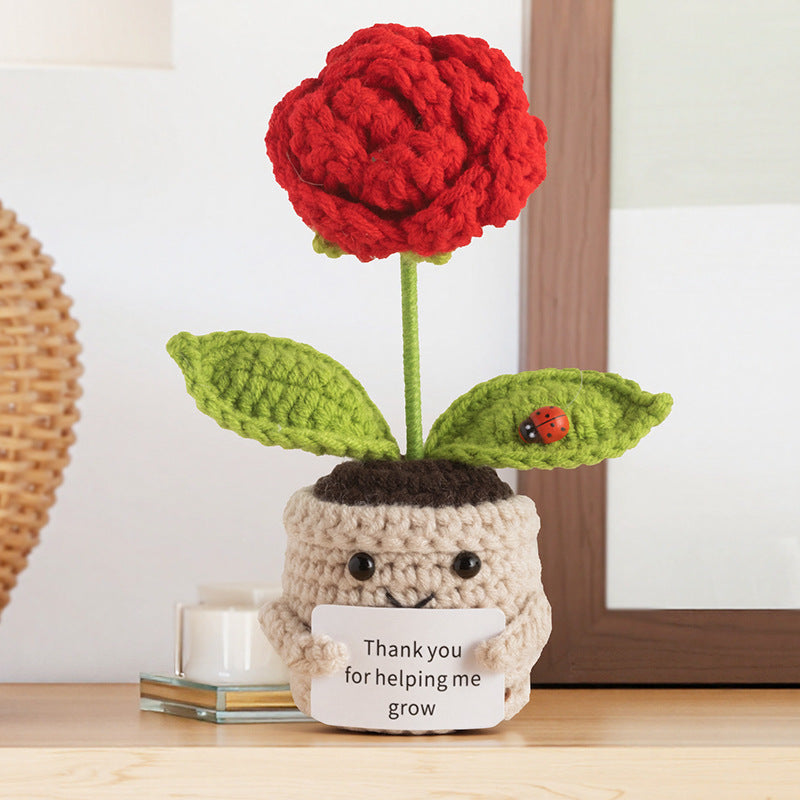 🔥50% OFF🔥 Handmade Crochet Flower Doll – A Little Bloom of Comfort & Cheer
