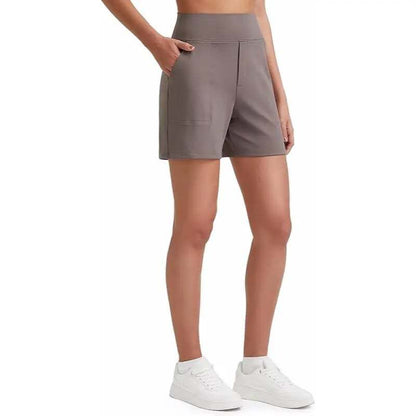 Women's High-Waisted Athletic Bermuda Shorts with Pockets – Running, Yoga, Summer Casual Activewear(Buy 2 Free Shipping)