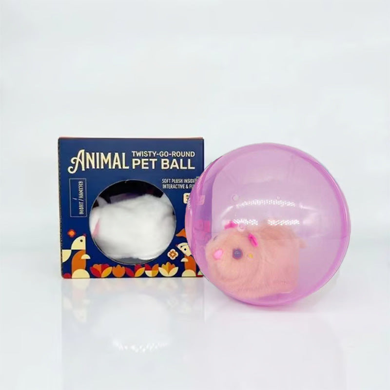 Self-Rolling Interactive Cat Ball