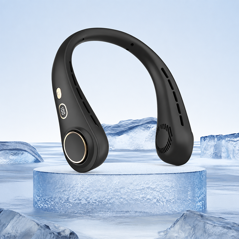 🔥Summer Sale 50% OFF🎧 Wearable Neck Fan – Looks Like Headphones, Feels Like AC