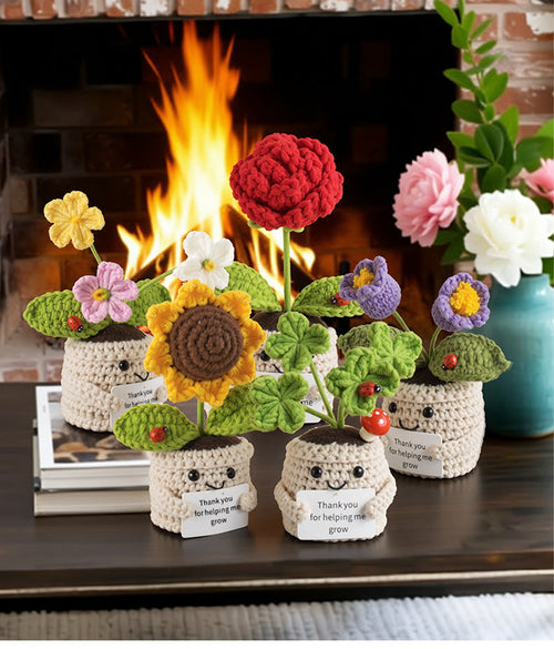 🔥50% OFF🔥 Handmade Crochet Flower Doll – A Little Bloom of Comfort & Cheer