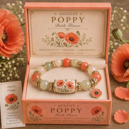 🌸 Birth Flower Blessing Bracelet | 2026 Limited Edition Only 8 Left