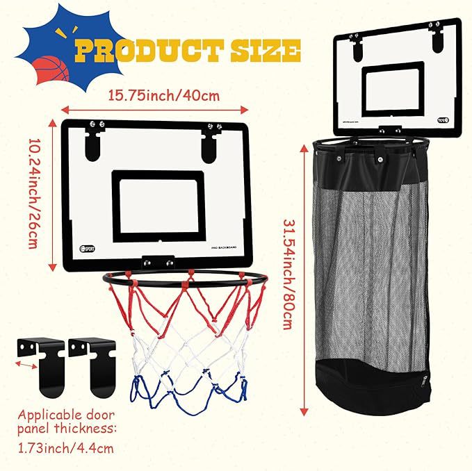 🏀Dual-function fun hanging laundry basket🧺