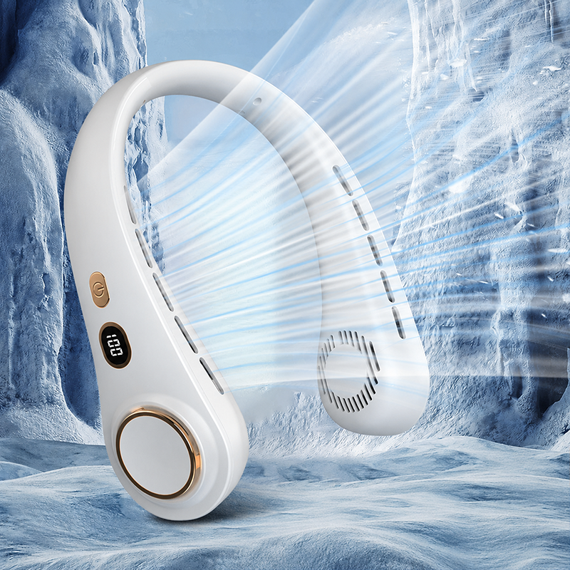 🔥Summer Sale 50% OFF🎧 Wearable Neck Fan – Looks Like Headphones, Feels Like AC
