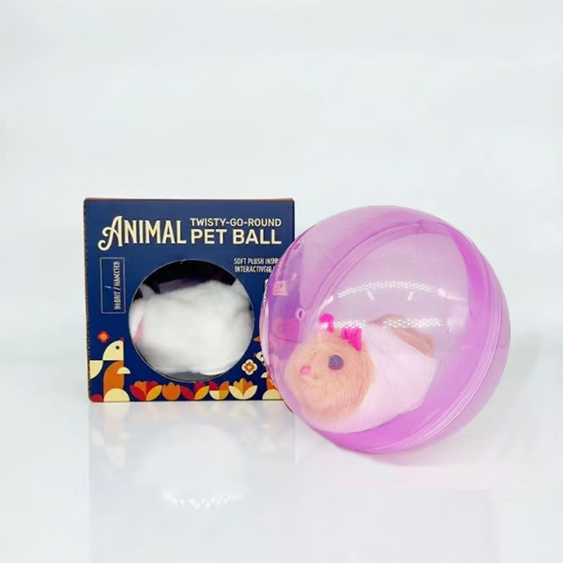 Self-Rolling Interactive Cat Ball