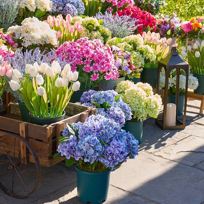 💥Last Day 50% OFF💐Artificial Outdoor Hydrangea Flowers - UV resistant, Waterproof, Windproof