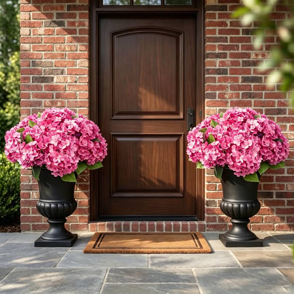 🔥Buy 2 Get FreeShipping🔥Artificial Outdoor Hydrangea Flowers - UV resistant, Waterproof, Windproof