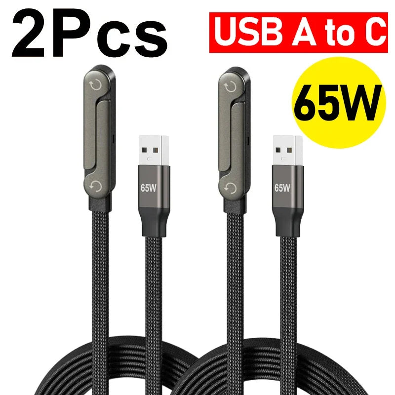 🔥Buy 2 Get FreeShipping-240W Fast Charging Cable with Phone Stand
