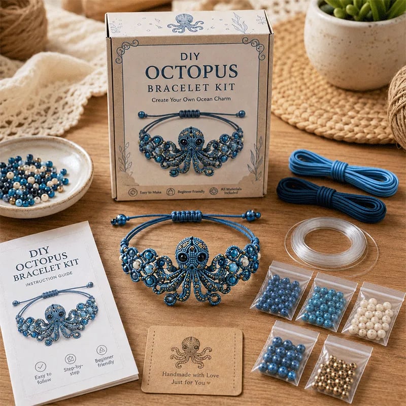 🔥50% Off Last Day -🐙DIY Beaded Bracelet Making Kit