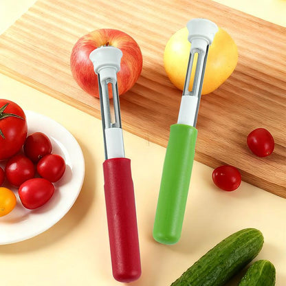 🍎2-in-1 Apple Corer and Peeler - Stainless Steel Fruit Corer