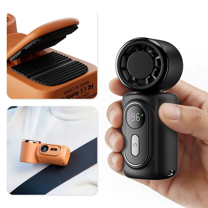 🔥2026 Mini Portable Handheld Clip Fan
