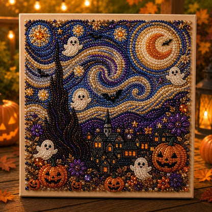 🔥Last Day 49% OFF - 🎃Halloween Theme Pearl Art DIY Kit 👻