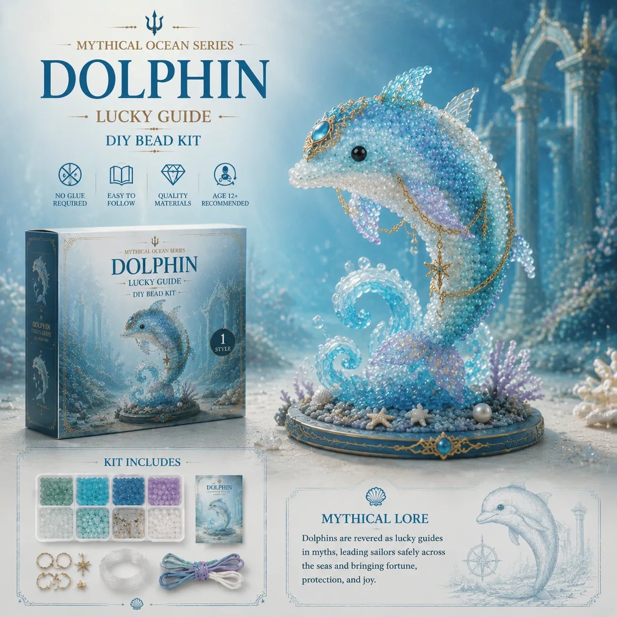 Last Day 50% OFF - 🌊 Mythical Ocean DIY Bead Kit