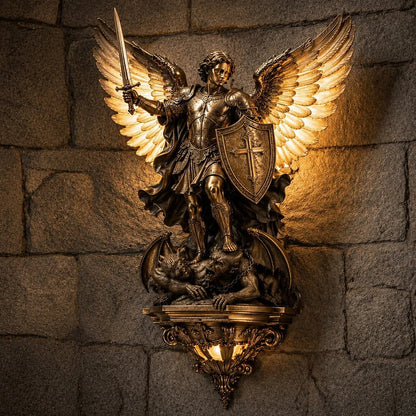 🕊️St. Michael Guardian Angel Wall Light