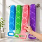 Silicone Bath Brush, Double-Sided Back Scrubber for Body Cleansing & Exfoliating