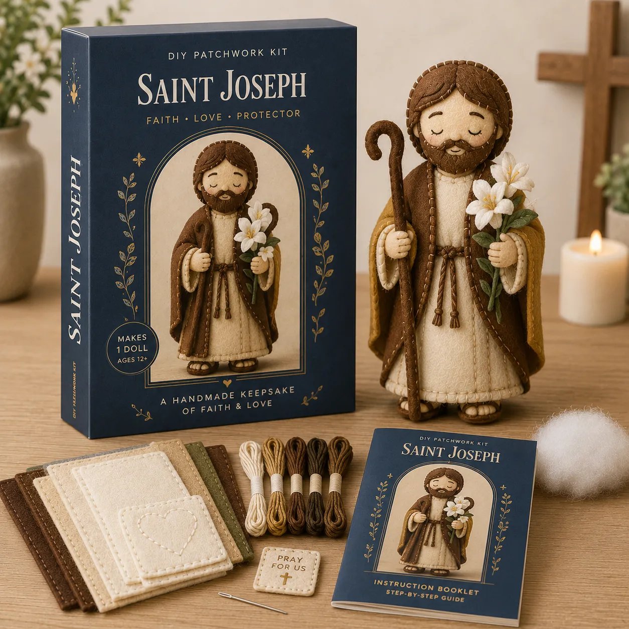 ✝️ Faith & Blessings DIY Patchwork Kit