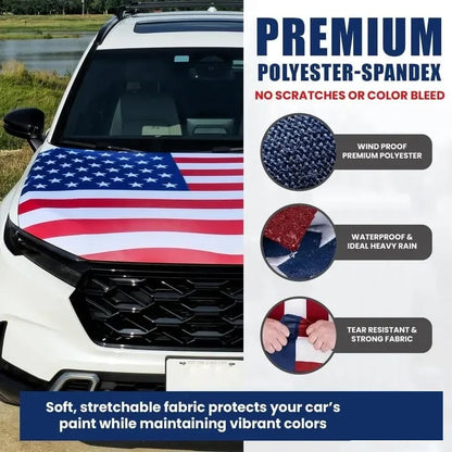 🎉4th Of July Flash Sale 65K+🔥American Car Hood Flag🦅