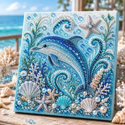 🔥 Last Day 49% OFF - 🌊✨ Ocean Theme Pearl Art DIY Kit – Relaxing DIY Craft to Create Stunning Coastal Artwork