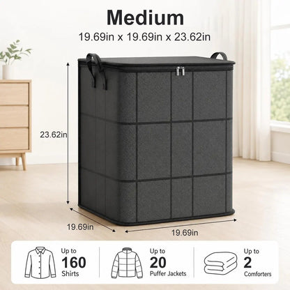 💥70% OFF Factory Clearance –📦Foldable Storage Tote – Waterproof, Dustproof, Big & Portable 🌟
