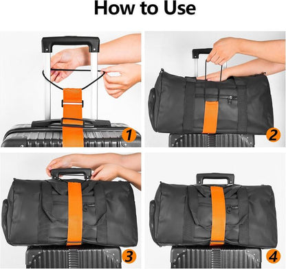 🎁Buy 1 Get 1 Free💥Multi Use Strong Adjustable Luggage Connector Straps