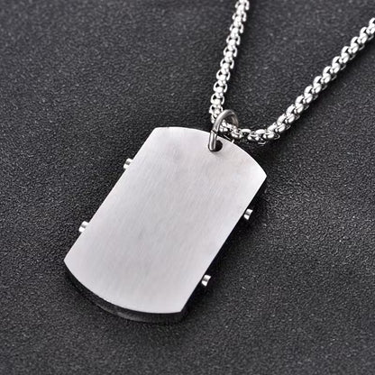 🔥2026 Hot Sale 60% OFF🔥Serenity Prayer Dog Tag Necklace – A Daily Reminder of Peace & Strength