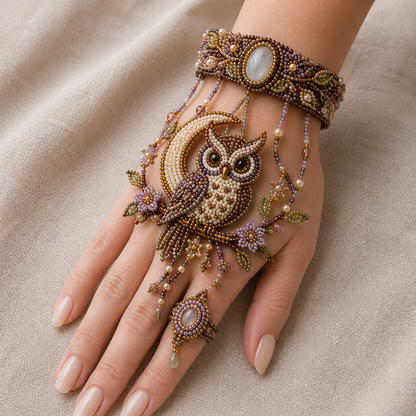 🔥Save 49%  – NEW ARRIVAL✨ DIY Beaded Hand Bracelet Kit – Create Your Own Wearable Art🔥