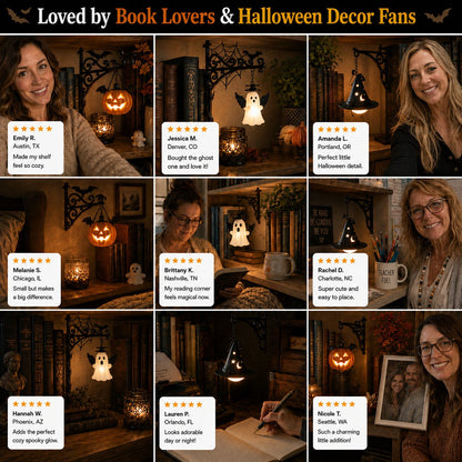 📚 Where Every Shelf Tells a Story——Halloween Edition Library Shelf Lanterns