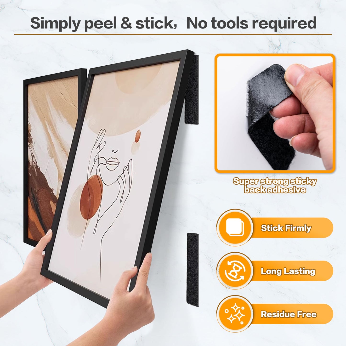 🔥Heavy Duty Hook and Loop Strips with Adhesive
