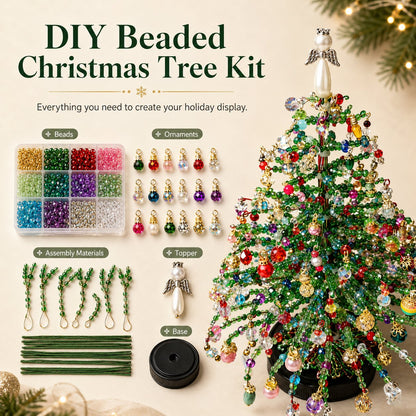 🎄 DIY Beaded Christmas Tree Kit – Create Your Own Sparkling Holiday Decoration - Limited Time 50% OFF