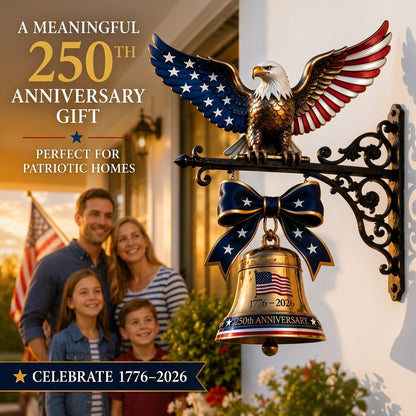 🔔🔔 Ring in the Semiquincentennial: 1776-2026 "Spirit of Liberty" Eagle Bell