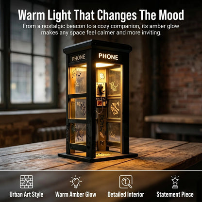 ✨Vintage Phone Booth Ambient Lamp- 🎁Light up Every Cozy Corner💛