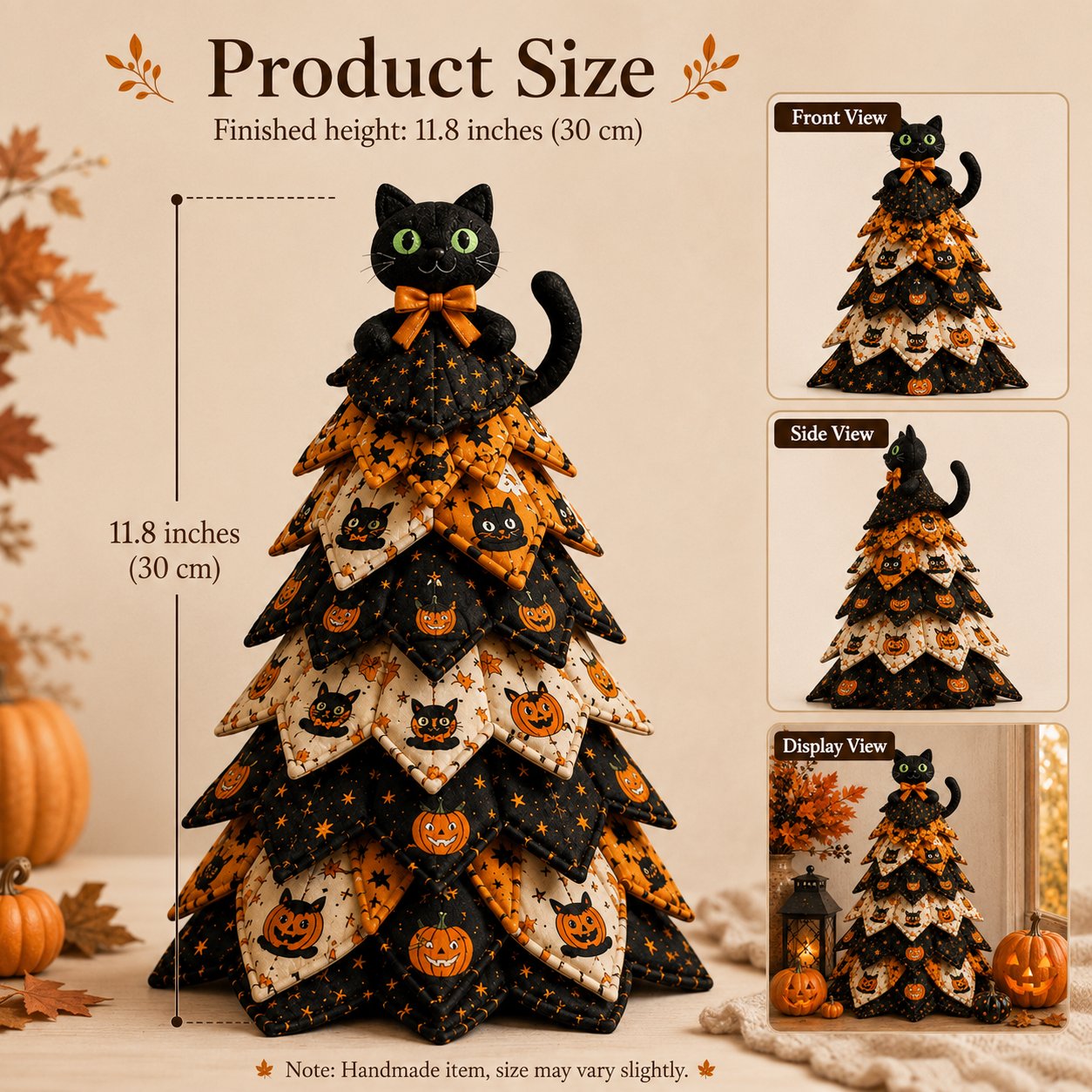 🔥HOT SALE🎃 DIY Halloween Quilted Fabric Tree Kit