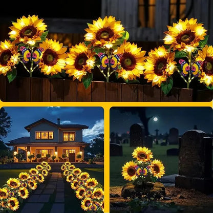 🌞Solar LED Sunflower Garden Lights-29.6inch/74cm