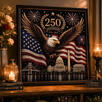 🦅🇺🇸 America 250th Anniversary Pearl Art Kit | DIY Patriotic Keepsake 1776-2026