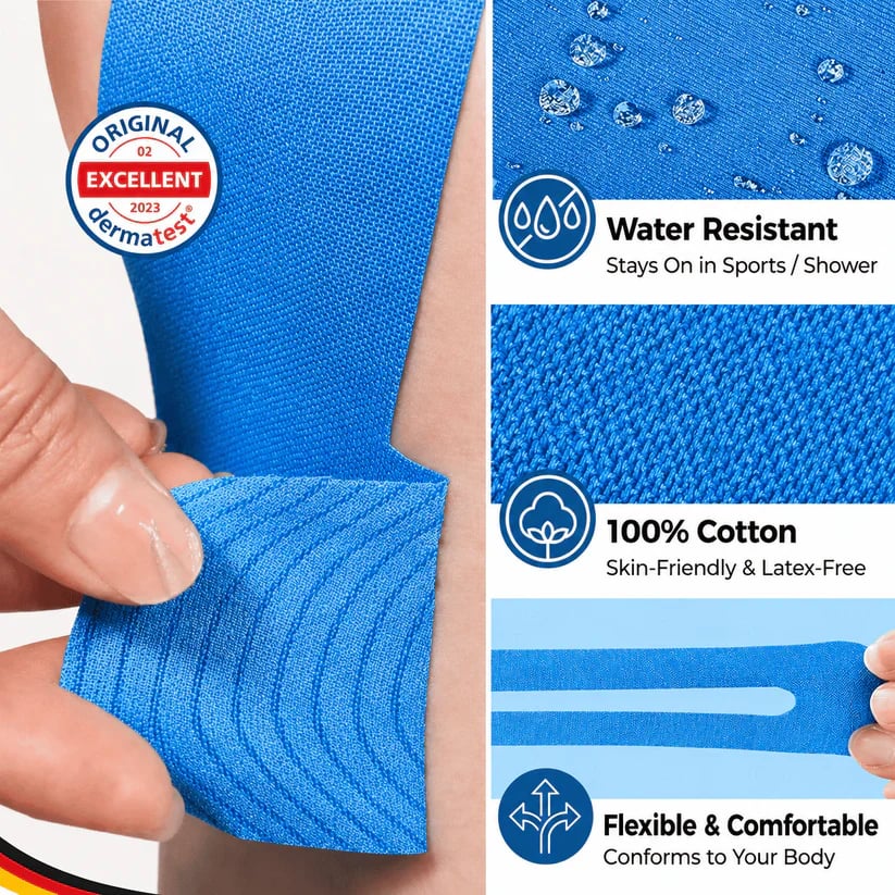 🔥 LAST DAY 50% OFF – FDA-Registered Fast-Acting Shoulder & Knee Pain Relief Tape 💪🏃 Breathable & Sweatproof