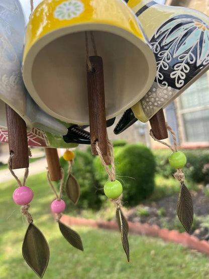 🐦Hand-Painted Ceramic Bird wind Chimes (Handmade by Jordan Maynard®)-Buy 3 Free Shipping